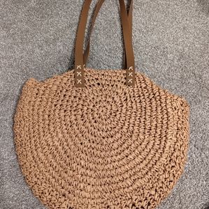Round Straw bag